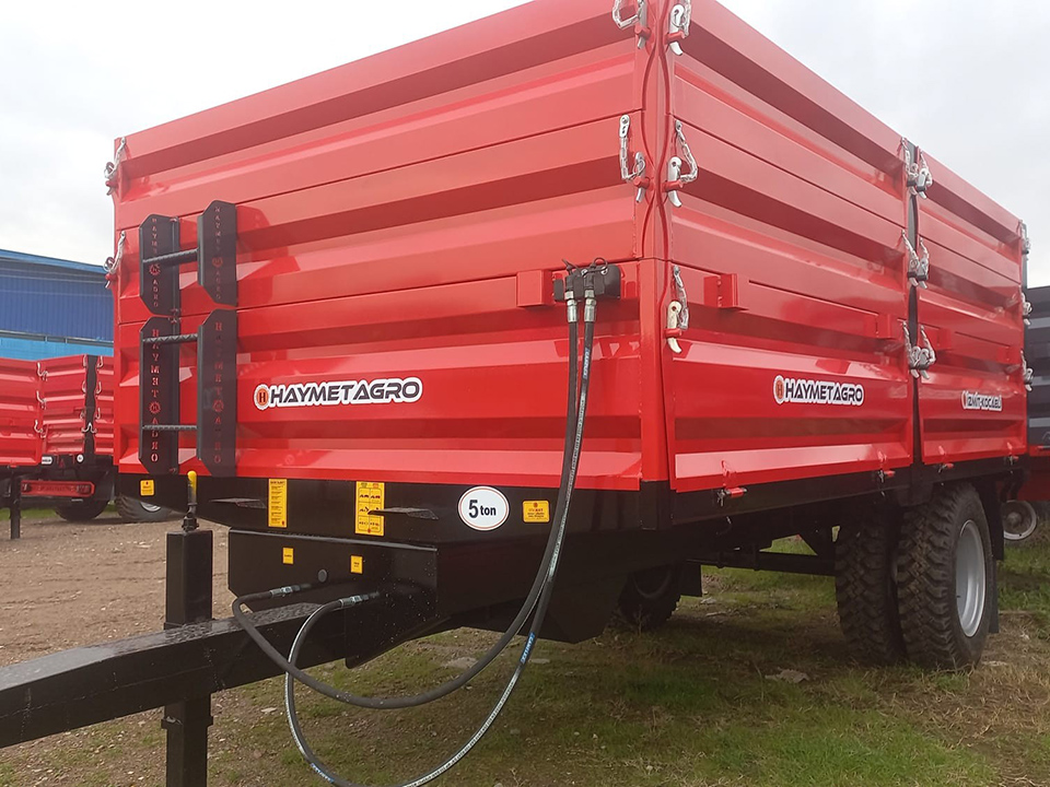 Tek Dingilli Römork - 5 Ton Çift Lastik